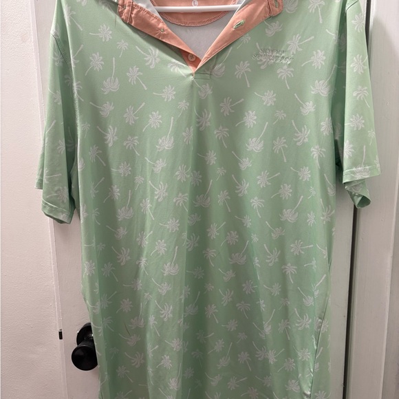 Simply Southern Peach Polo Shirt - Picture 1 of 3